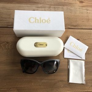 CHLOÈ CHARCOAL SUNGLASSES